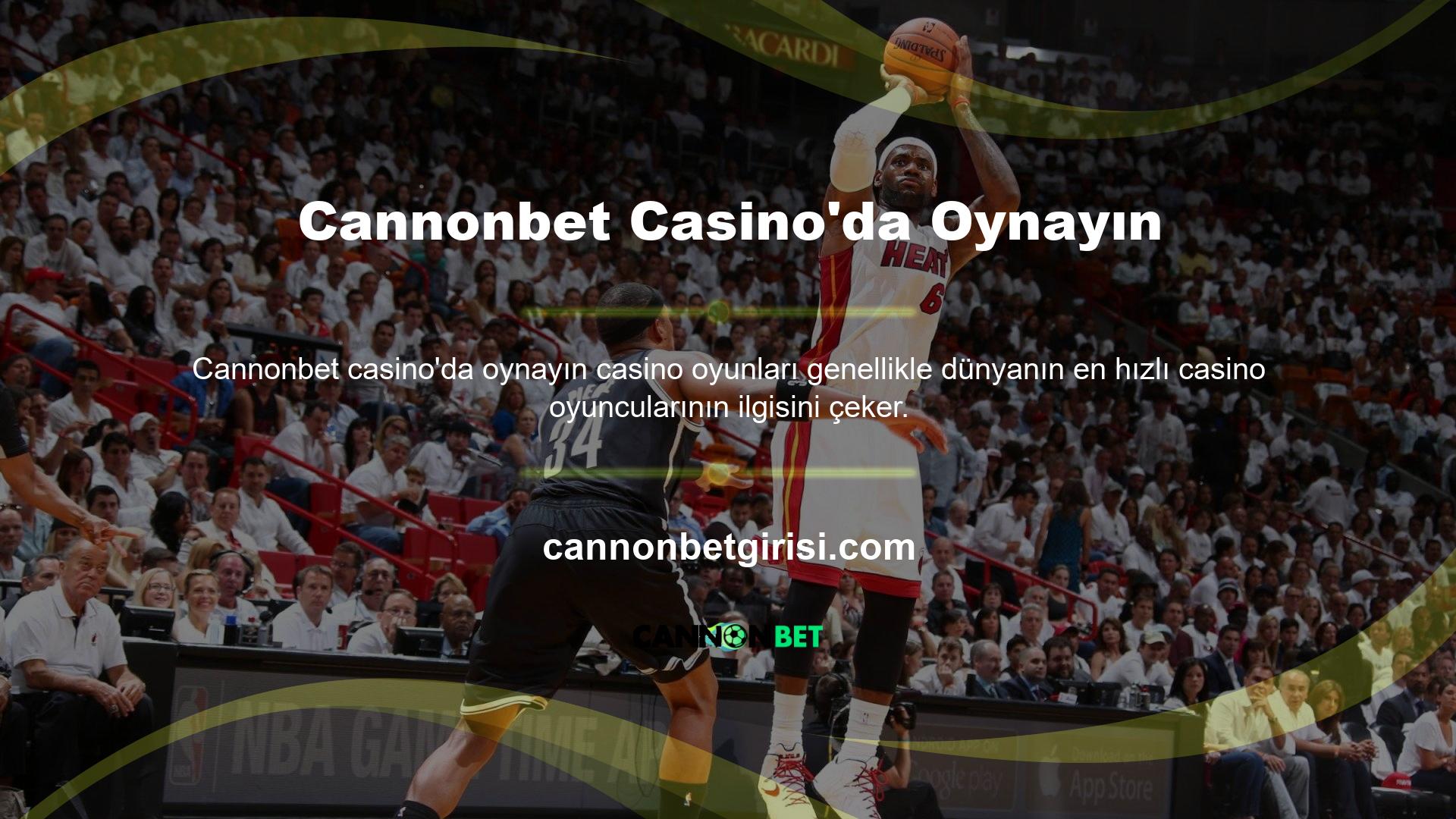 Cannonbet Virtual Casino'daki oyunlar, canlı casino oyunlarının yanı sıra hem yeni kreasyonları hem de klasik olarak kabul edilen oyunları içermektedir