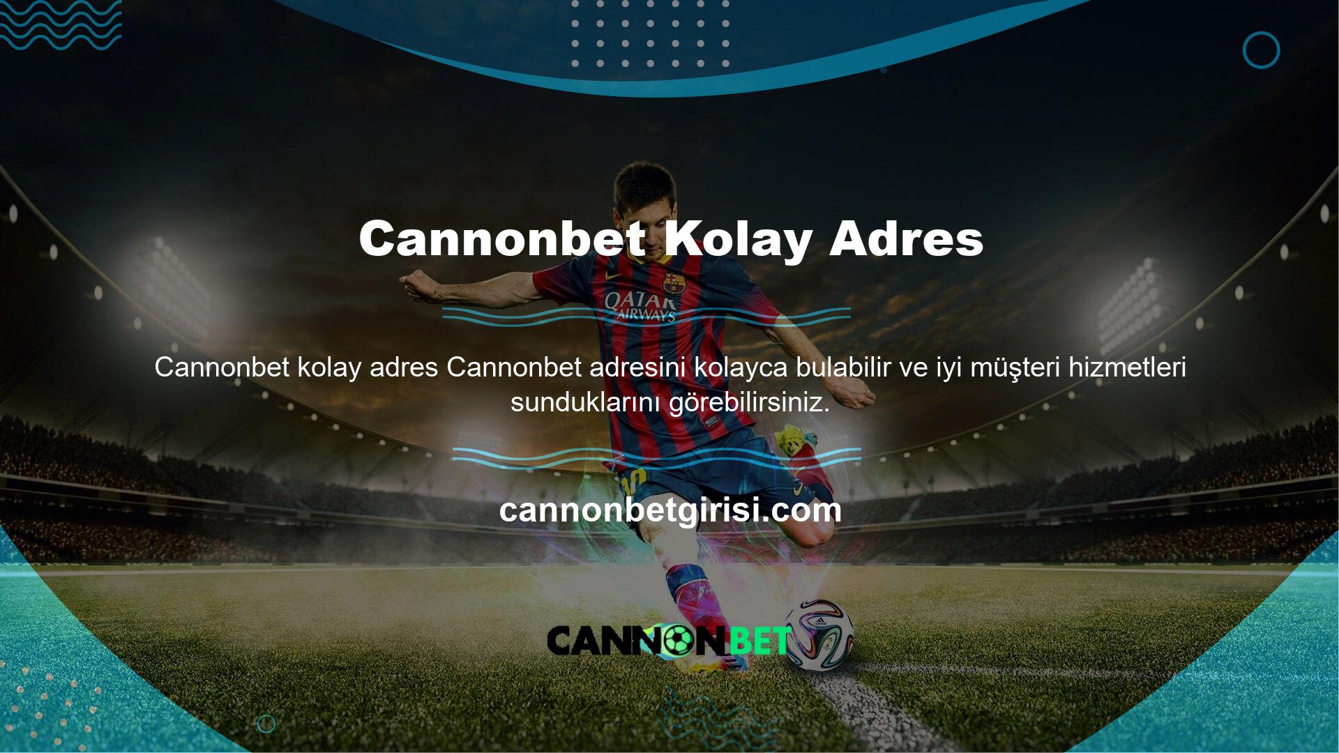 Cannonbet sürecini bitirdiyseniz, her zaman ilk sırada olacaksınız